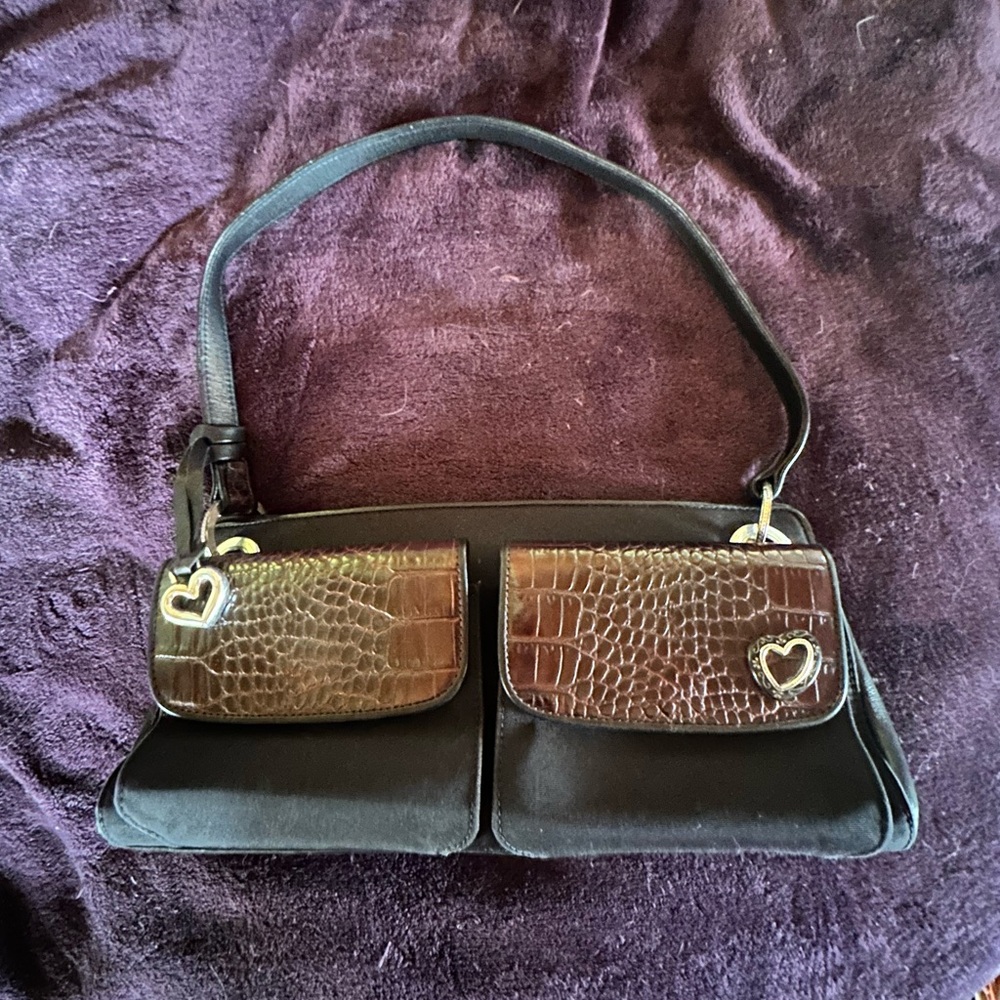 Brighton black and brown shoulder bag